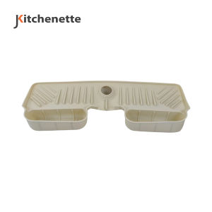 Kitchen Sink Splash Guard Sponge Holder Silicone Mat Bekas Sabun Basuh Pinggan