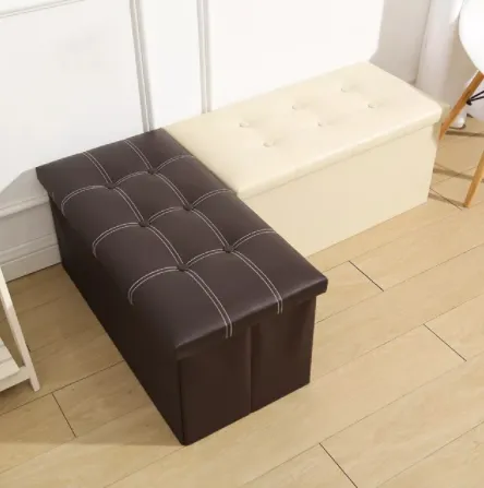 SOFA STORAGE BOX FOLDABLE STORAGE CHAIR Lazada PH