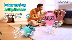 Clockwork Dancing Octopus Wind Up Toy Funny Twisting Dancing Interactive Tummy Time Toys for Kids