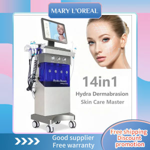 Heart 14in1 hydra machine multifunction microdermabrasion facial beauty spa master with skin analyzer cupping handle