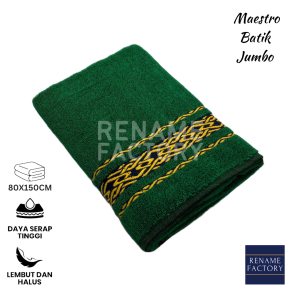 Handuk Mandi Katun 80cmx150cm Motif Maestro Batik Tebal dan Lembut