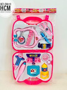 [HÀNG VN LOẠI LỚN] Đồ chơi vali bác sĩ 12 chi tiết dành cho bé thích học làm bác sỉ y tá trò chơi nhập vai bác sỹ