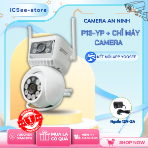 Camera ngoài trời P13 - YOOSEE 2 ống kính 2 khung hình  - đàm thoại 2 chiều