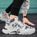 [READY STOCK]. kasut sport lelaki kasut jalan lelaki jogging lelaki sneakers casual Spring tinggi untuk membantu sukan kasut pasang lama versi Korea trend kasut lelaki penambahan tinggi kasut pelajar kasut kanvas kasut putih. 