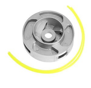 110x15mm Aluminum Grass Trimmer Head with 4 Nylon Lines for Brush Cutter Strimmer Replacement