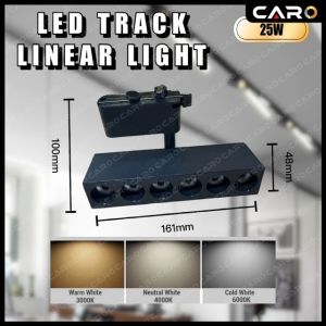 <LINEAR LIGHT > LED TRACK LINEAR LIGHT 240V 25W/50W BK WH COB LED LINEAR TRACK LAMP