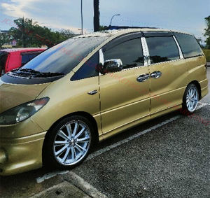 TOYOTA ESTIMA  ACR30 00-05 / ALPHARD ANH 10 03-07 PFL Series Side Mirror Chrome Cover With LED