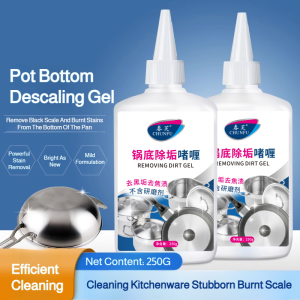 Pot Bottom Black Dirt Cleaning Gel Stainless Steel Pot Bottom Strong Decontamination Charred Oil Scale Remover Does Not Damage The Pot Surface Quickly Decomposes Stubborn Stains