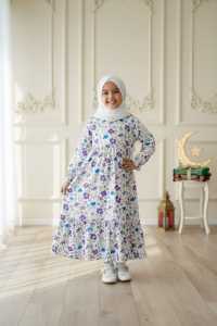 ISSABELLA BAJU GAMIS ANAK PEREMPUAN MODEL TERBARU 1-10 TAHUN TERLARIS KATUN RAYON PREMIUM.
