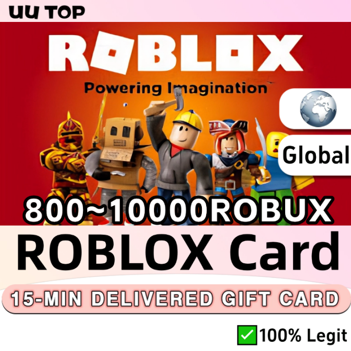 Roblox Robux Gift Cards Robux Card Roblox Code Global Roblox Coins 100 ...