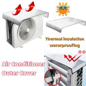 Air Conditioning Cover Outdoor Rainproof Anti-Dust Anti-Snow Cleaning Cover Household Air Conditioner Keep Cleaning Tool