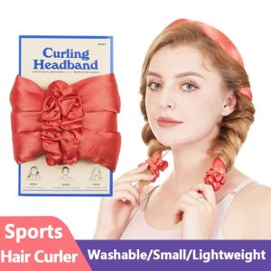 YDSD Sports Hair Accessories Women Hair Curler Maker Curler Ribbon Hair Styling Sleeping Overnight Silk Headband Female Hair Wave Former Lazy Hair Curler Set Heatless Curling Rod Hair Rollers