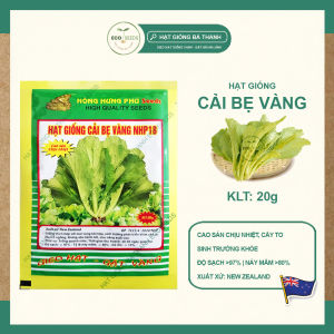 [EcoSeeds] Combo 2 Gói Hạt Giống Cải Bẹ Vàng Nông Hưng Phú - Cao Sản Chịu Nhiệt Cây To - Gói 20g