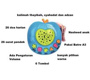 Apple Learning Quran / Mainan Edukasi Anak / Mainan Anak Apple Quran