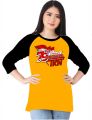 Kaos Atasan Wanita lengan 3/4/ Kaos raglan Wanita Dirgahayu ke79 / Kaos Cewek/ Kaos Oblong/ Baju Kaos Tshirt/ Tshirt wanita/ Tshirt cewek. 