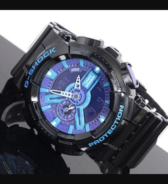 G SHOCK GA 110 HC 1A BLACK BLUE PURPLE FOR MEN PREMIUM QUALITY JAPAN MADE Lazada PH