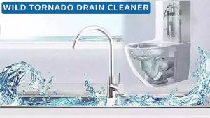 ผงทำความสะอาดอ่างล้างจานและท่อระบายน้ำ Wild Tornado - ตัวแทนทำความสะอาดที่มีฟองเร็วสำหรับครัว ห้องน้ำ และท่อส้วม (2 ชิ้น)