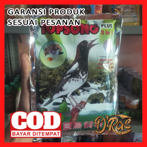 PAKAN BURUNG TOPSONG VOER TOP SONG COKLAT || makanan burung kicau TOPSONG COKLAT plus 3 in 1