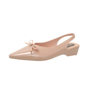 Free Shipping New Pointed-Toe High-Heeled Sandals Versatile WomenS Chunky-Heeled Sandals Open-Back Shallow-Toe Fashionable Outdoor Sandals For Women
