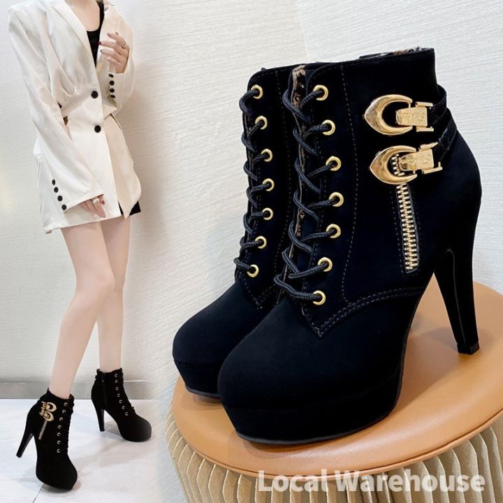 4 inch hotsell heel boots