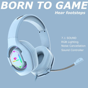 DARK ALIEN E600 gaming headset surround sound noise reduction headset RGB one-key mute 7.1 USB