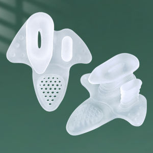 INEOO 2PCS Toe Separatorr Silicone Toe Spreader Separator Bunion Hallux Valgus Corrector Thumb Finger Correction Straightener Foot Care