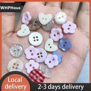 [COD] WHPHous Ship within 24 hours 10pcs Randomly Diy Scrapbooking Cute Sewing Button Clothing Accessories