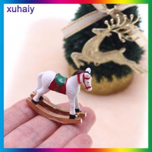 xuhaiy 1 Piece 1 12 Dollhouse Miniature Trojans Model Toy Doll House Mini Christmas Decoration DIY Accessories Bedroom Scene Prop
