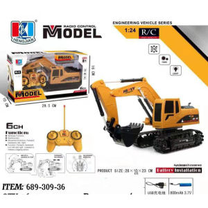 Mainan Anak RC Truck Beko Excavator 360 Degree Truck Konstruksi Remote Control