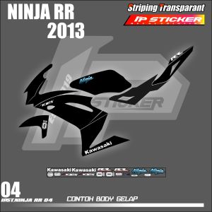 NINJA RR 2013 ORIGINAL (COD) STIKER STRIPING MOTOR KAWASAKI NINJA RR 2013 - STIKER LIST STIKER MOTOR DESAIN RACING HOLOGRAM DAN TRANSPARAN BISA COD IP PROJECT.KODE 04