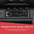 COD Taffware Tape Mobil Audio MP3 Player Car Bluetooth Hands Free - JSD520 / Tip Tep Tape mobil bluetooth full super bass truk ayla mp3 ac dc avanza grand max canter  type g  12 volt single din layer charger / mp3 audio mobil player bluetooth carry futura. 