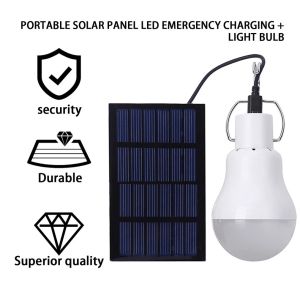 LED Solar Bubble Lamp Waterproof Outdoor 3.7V USB Rechargeable Hanging Camping Lamp Indoor and Outdoor Emergency Solar Lamp
