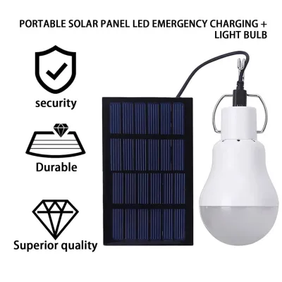 Polocat [hot sale]Home Bulb Outdoor & Indoor Solar Powered LED Lighting System Solar Light