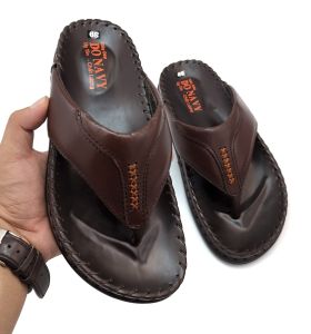 Dép kẹp nam da bò thật 100% may full quai và đế bao chắc chắn bao đi mưa n..k7x