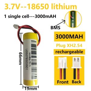 18650 Batteries 3.7V High Capacity lithium  Batteries with BMS massagers LED lights headlamps and  applications.