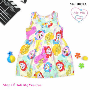 Đầm tole Size 3 (9-11kg) Tole/lanh 2 da loại 1. Được chọn mẫu.