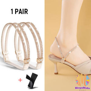 MegaMate 1 คู่ สายรัดรองเท้า รองเท้าส้นสูง สายรัดข้อเท้า ป้องกันหลุดส้น แก้รองเท้าหลวม หลุดง่าย High heels straps