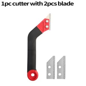 5ชิ้นเครื่องมือทำความสะอาดช่องว่างกระเบื้องมืออาชีพมีดตะขอซ่อมเครื่องตรวจจับโลหะใบมีดคัตเตอร์ผนังพื้นยาแนวตัดรอยต่อ