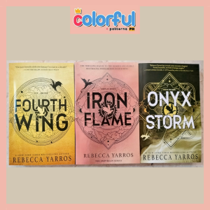 (3 books/set) Fourth Wing Iron Flame and Onyx Storm Empyrean Series by Rebecca Yarros Paperback