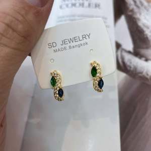 Highquality 24K Rosegold Plated Class A Clip with Stone Earrings Classy & Elegant Design for Women Hypoallergenic and Nontarnish