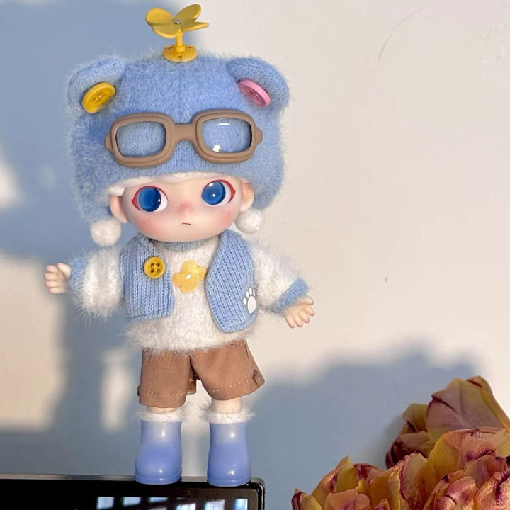 ต้นฉบับ Dimoo ป่าฟ็อกซ์มือถือตุ๊กตา Bjd ตุ๊กตา14เซนติเมตรหมีนักบิน ...