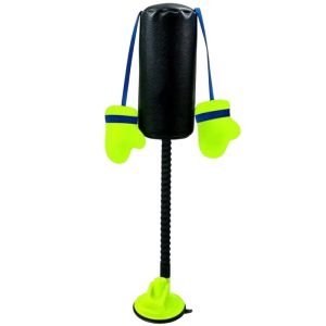 PYA94 Creative Cat Boxing Toy Suction Cup Base Standing Interactive Cat Toy Durable Stable Pet Punching Bag Toy Indoor Play
