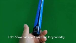 OKHEALING Carom Cue Billiards Play Cue 11.8mm Tip Black Tech Carbon Fiber Professional Manufacturer for Pool Cue Game