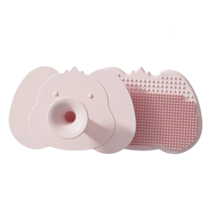 Baby Shower Brush Silicone Hairbrush Massage Brush for Delicate Skin Enjoy Comfortable Infant Bathing Experience