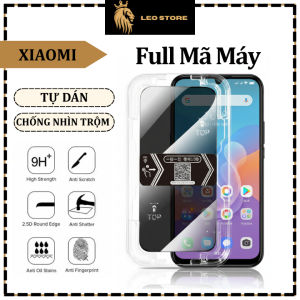 Cường lực Khung Tự Dán Chống Nhìn Trộm Xiaomi 14T 13T 11T Pro Xiaomi 15 14 13 Poco X7 X6 X5 X4 X3 C55 C61 C65 C71 C75 M6