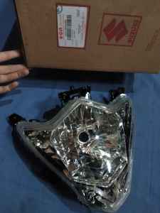 Head Lamp Assy Lampu Depan Reflektor SATRIA FU 2014 2015 FACELIFT ORIGINAL