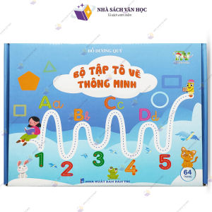 Bộ Tập Tô Vẽ Thông Minh Thanh Nga Xoá Được. Đồ Chơi Giáo Dục Toàn Diện Cho Bé