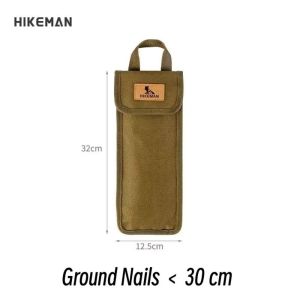 WENKEN Ngoài trời Túi đựng cọc lều cắm trại Bền bỉ Chống thấm nước Hộp đựng chốt giữ Di động Kích thước nhỏ gọn Túi đựng đinh cắm đất Phụ kiện lều