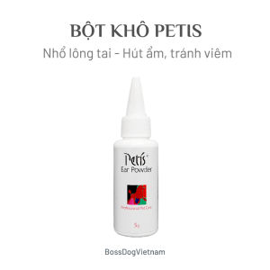 Bột nhổ lông tai chó Poodle Shih Tzu Cocker - Hút ẩm & tránh viêm | BossDog