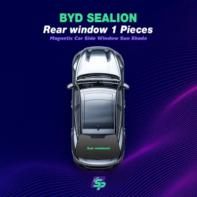 BYD Sealion06/07 – ShopPark Magnetic Custom Fit Car Window Sunshade High-Density Mesh Sun Protection Easy Install